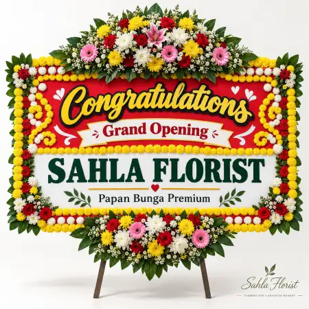Papan Bunga Ucapan Selamat Sekadau