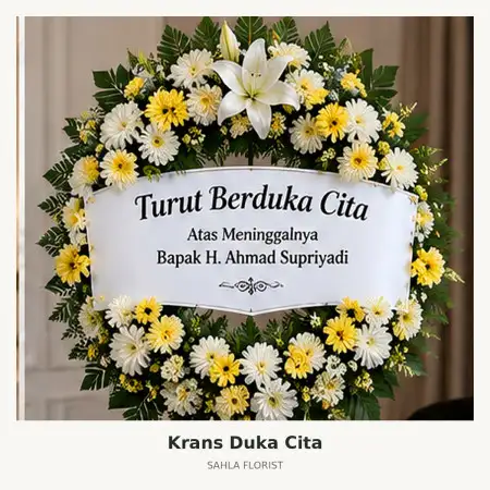 Krans Bunga Duka Sekadau
